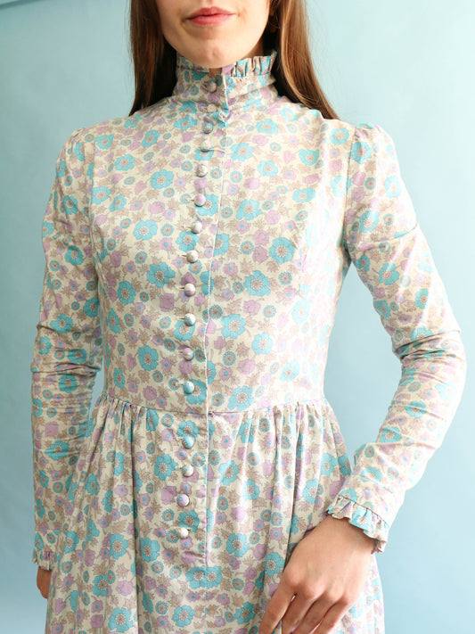 60s Floral Dress - Size S