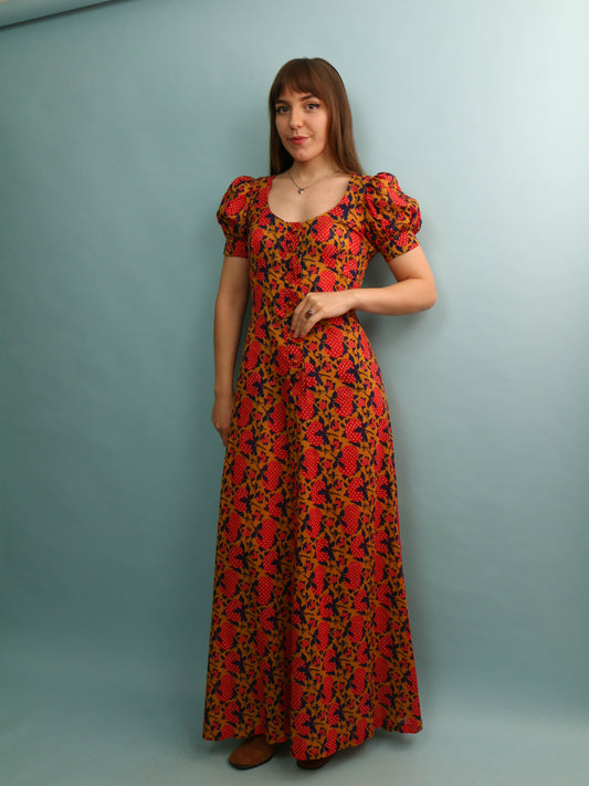 Biba Maxi Dress - Size S