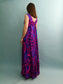 Abstract Maxi Dress - Size S