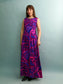 Abstract Maxi Dress - Size S