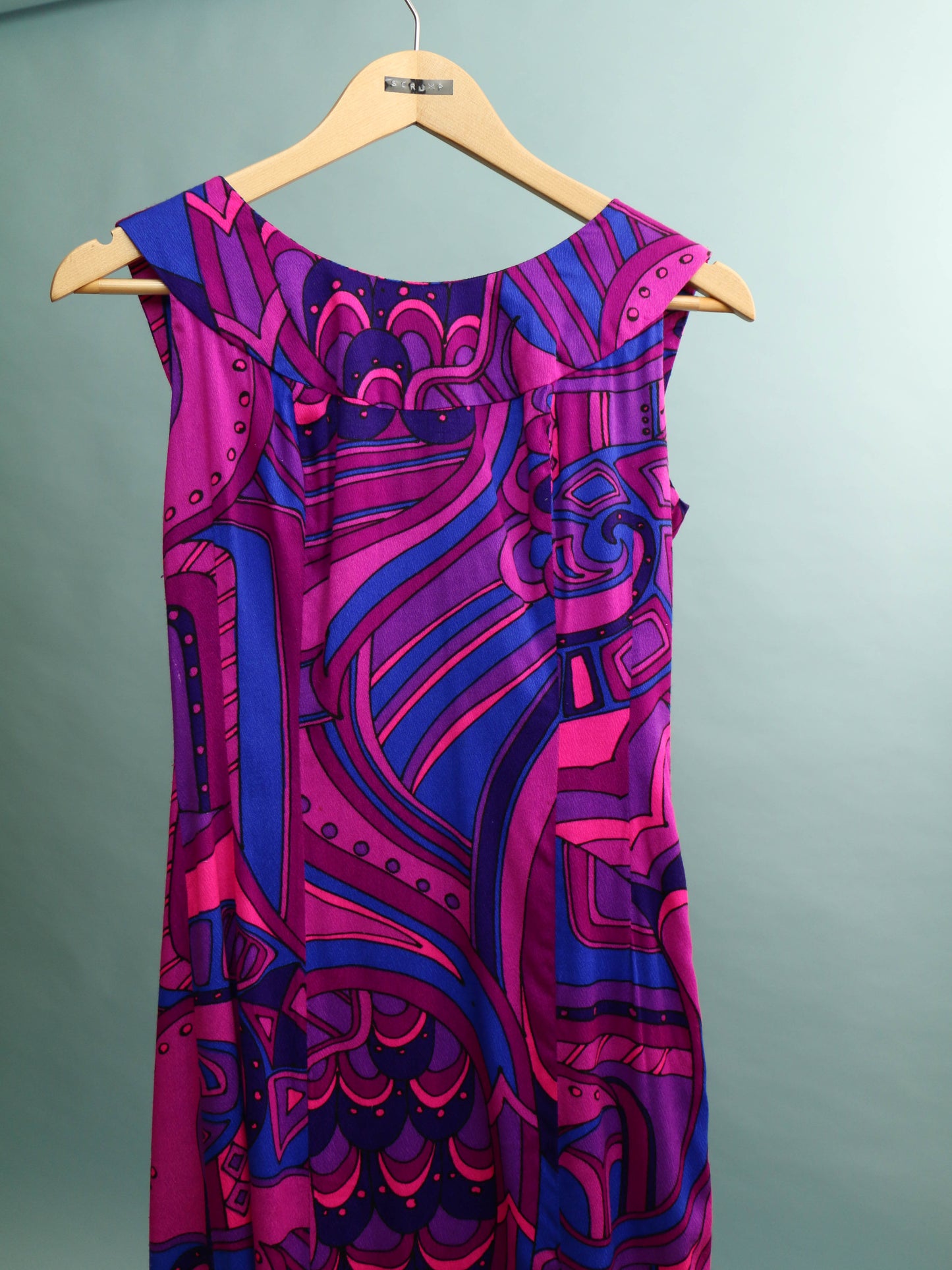 Abstract Maxi Dress - Size S