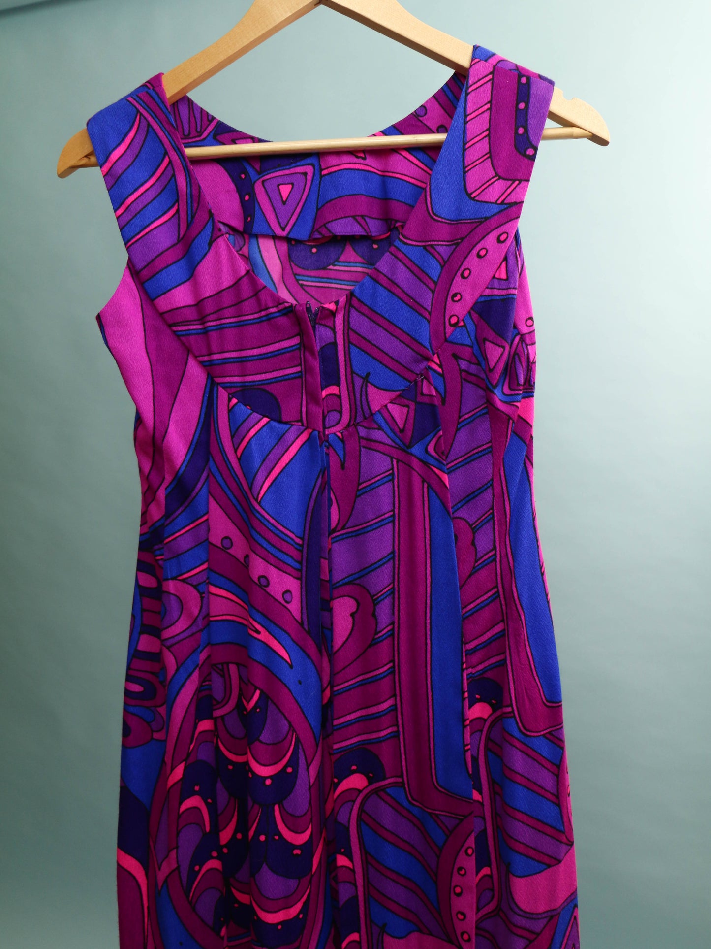 Abstract Maxi Dress - Size S