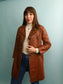 70s Leather Coat - Size XS