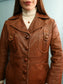 70s Leather Coat - Size XS