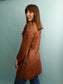 70s Leather Coat - Size XS