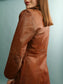 70s Leather Coat - Size XS