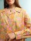 Vintage Print Blouse - Size L