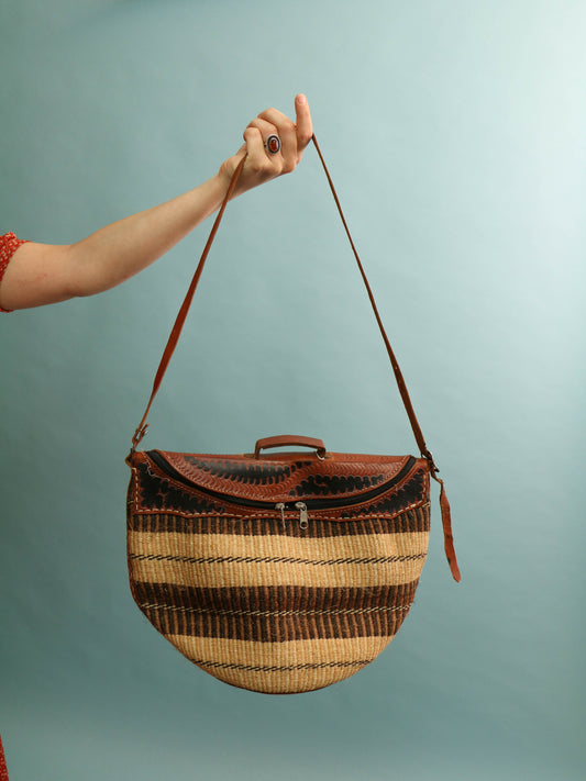 Vintage Seagrass Bag