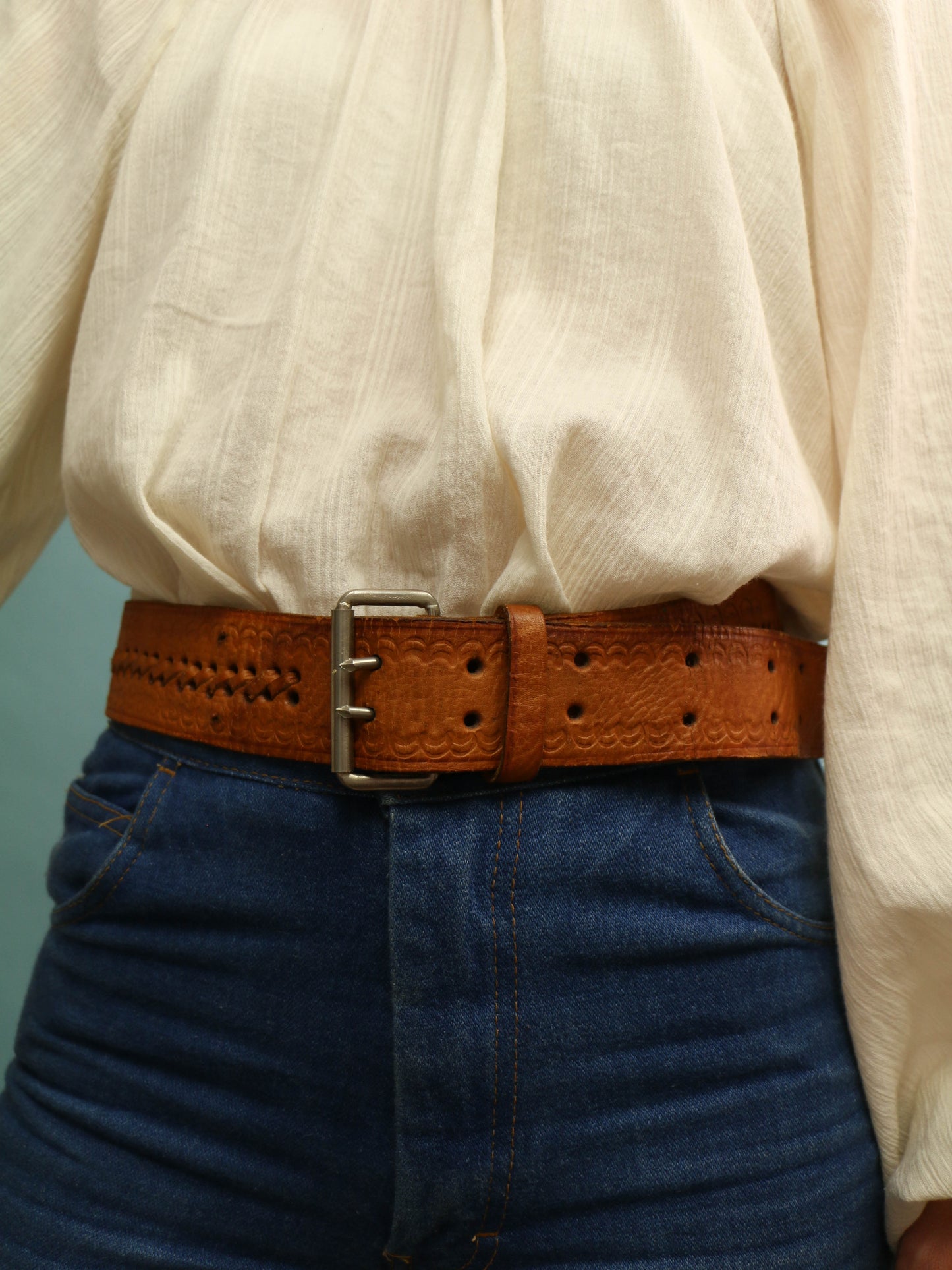 70s Leather Belt