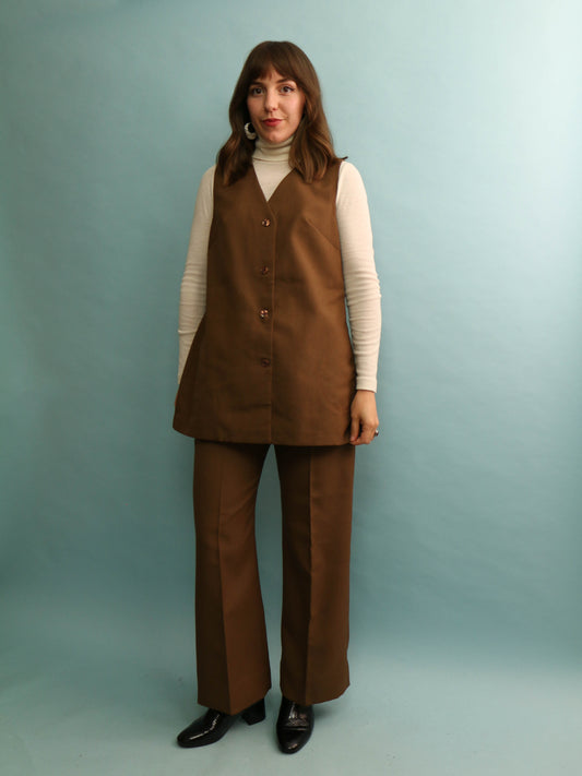 60s Trouser Suit - Size S/M