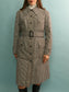 Vintage Checked Trench Coat - Size M/L