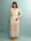 Vintage Embroidered Gown - Size XS