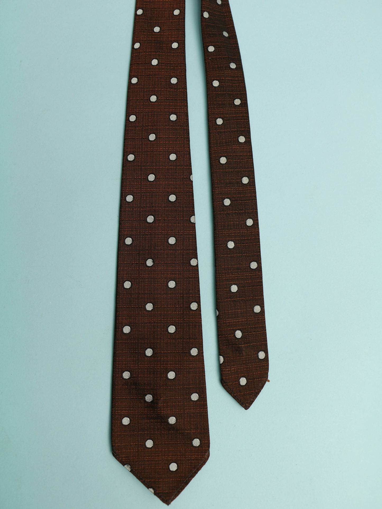 60s Skinny Polka Dot Tie