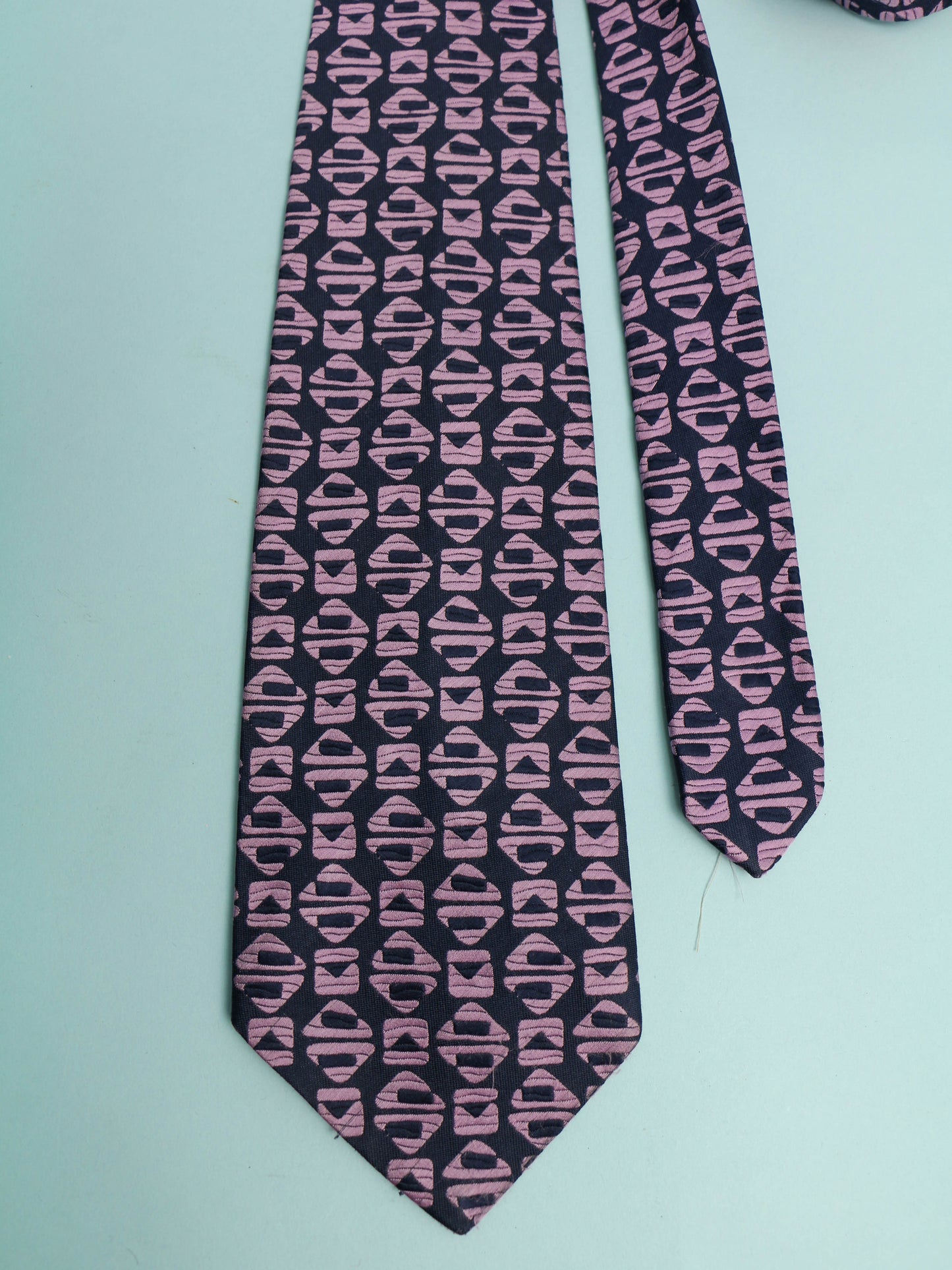 70s Abstract Print Tie