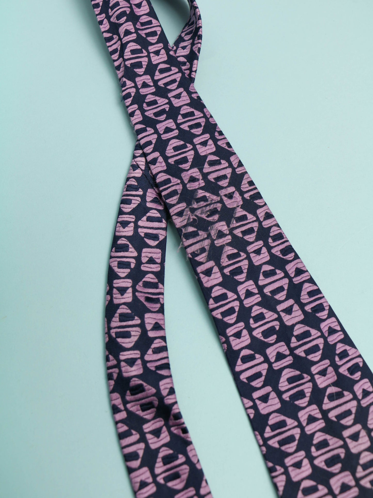 70s Abstract Print Tie