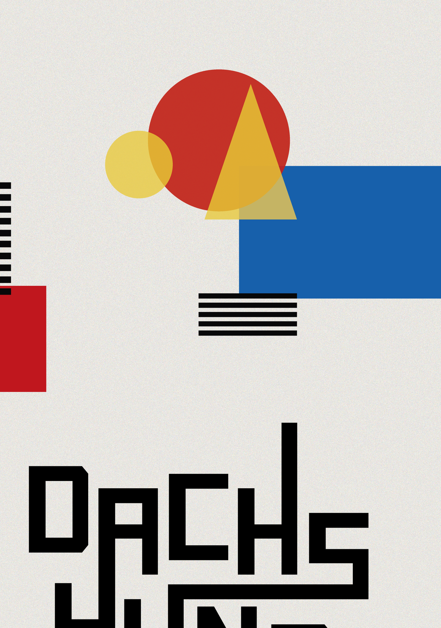 Bauhaus Dachshund Print