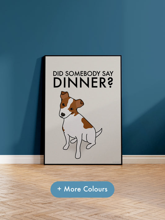 "Dinner" Jack Russell Print