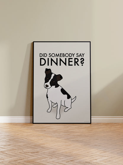 "Dinner" Jack Russell Print