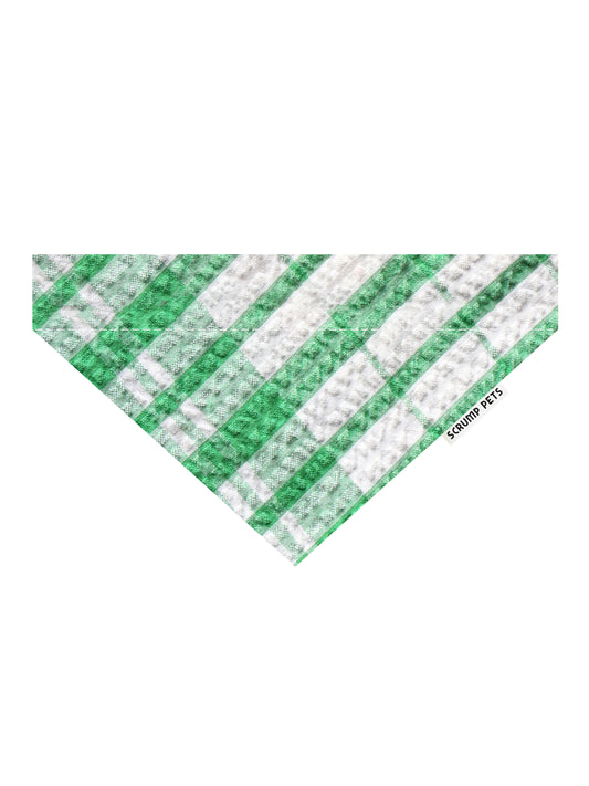 Green Check Bandana