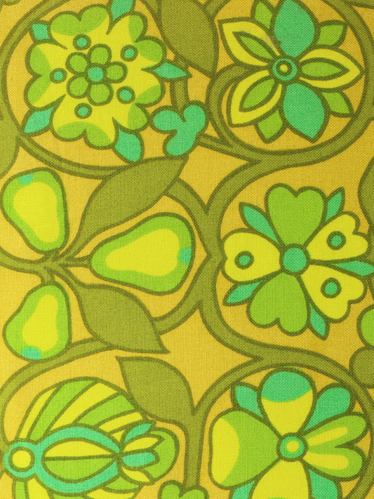 60s Floral Pear Bandana